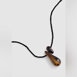 NWT MADEWELL Double Droplet Pendant Necklace